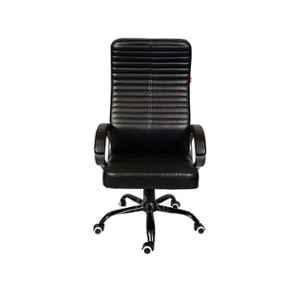 Rose Roll 3 Leather Black Executive High Back Office Chair