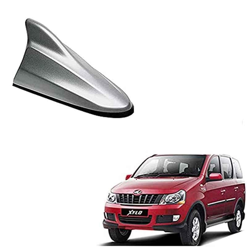 Auto Pearl ABS Silver Universal Replacement Shark Fin Car Roof Antenna For Mahindra Xylo