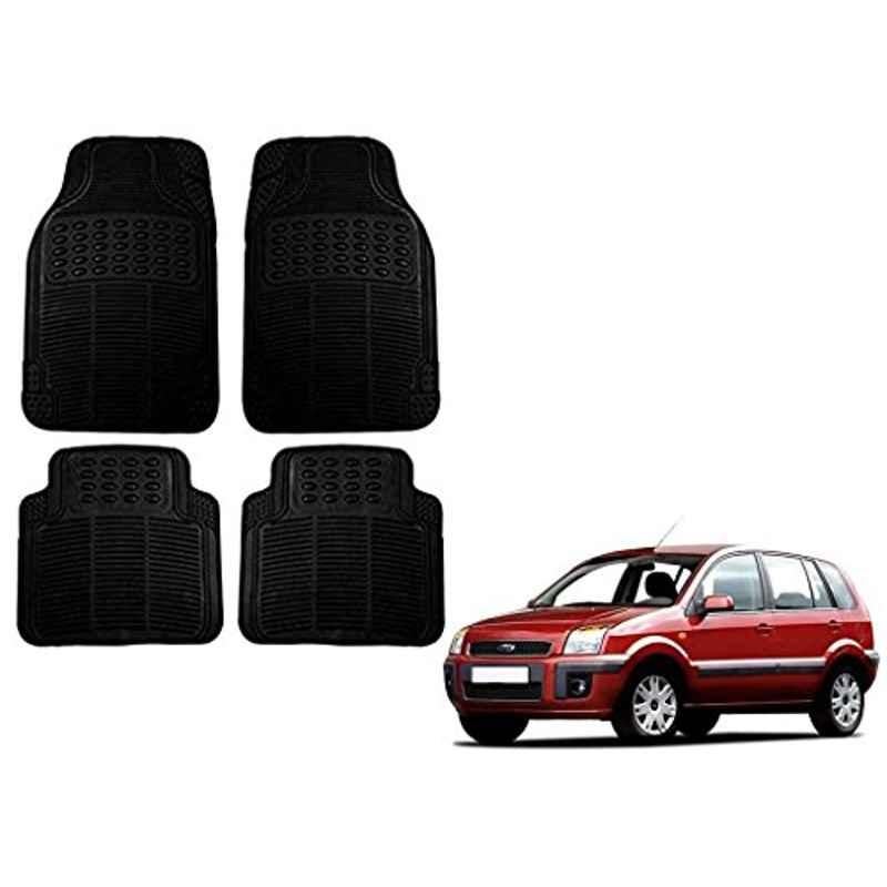 Kozdiko 4 Pcs Black Rubber Car Mat Set for Ford Fusion