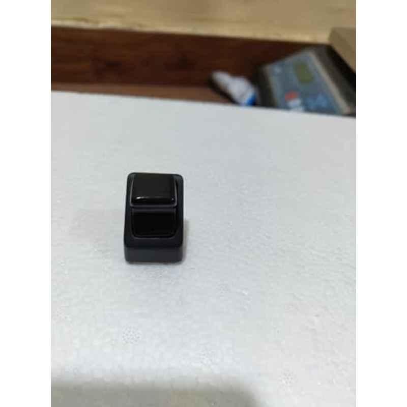 Plantex Knobs for Drawers/Drawer Knobs/Square Knobs for Cabinets/Pull-Push Knobs for Kitchen/Bedroom Drawer (Pack of 3), Black