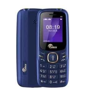 Cellecor E9 32GB/32GB 1.8 inch Blue Dual Sim Feature Phone with Torch Light & FM