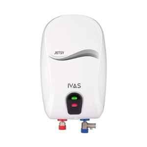 IVAS Jetsy 3 Litre 3000W Plastic White Instant Water Heater with Indicator Light & 2 Year Warranty, IM10105759