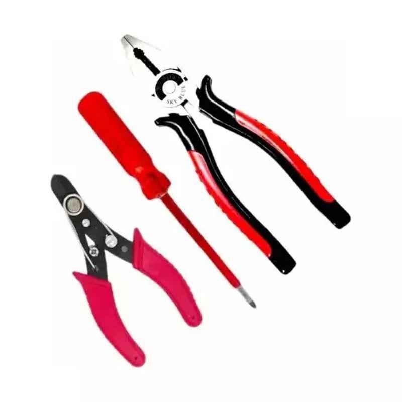 Sky Blue 3 Pcs Hand Tool Kit, SB-E-3P