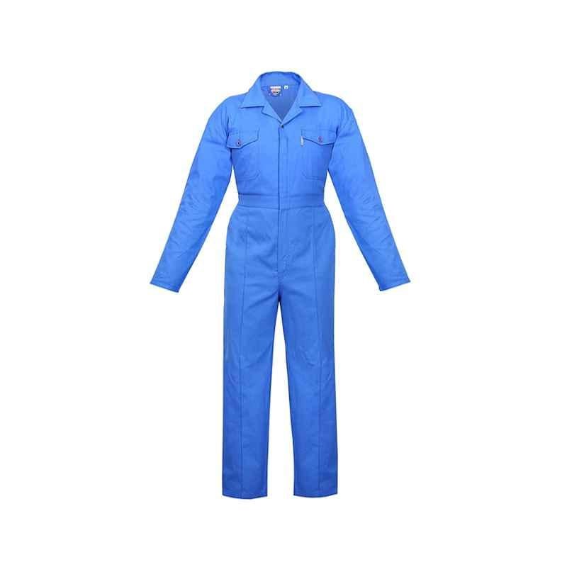 RedStar 240 GSM 800g Blue Cotton Comfort Coverall, Size: L