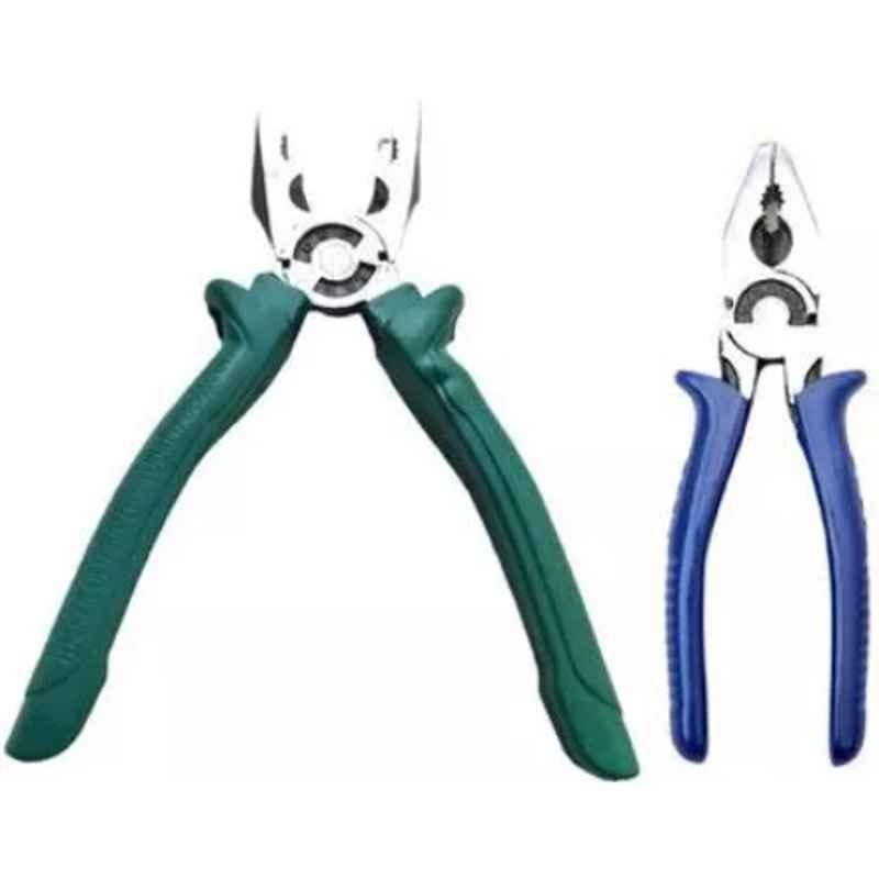 Sky Blue 2 Pcs 7.8 inch Groove Plier Combo, SBE_PLIER_COMBO_MOD_01274