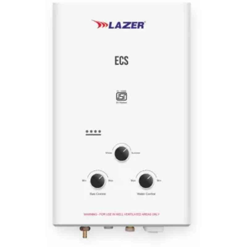 Lazer Ecs Gas 5.5L White Gas Water Geyser, ECS9005.5LWHT