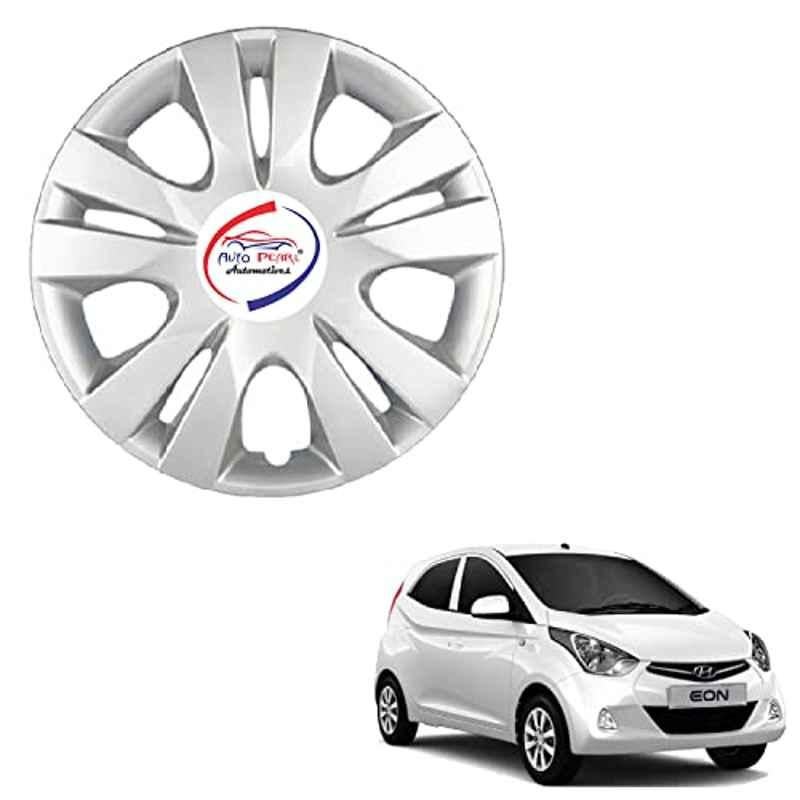 Auto Pearl 4 Pcs 13 inch ABS Hubcap Wheel Cover Set with Retention Ring for Hyundai Eon ERA WCDZR06