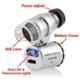Stealodeal Silver Portable Currency Detector Encelade Microscope, Magnification: 60X
