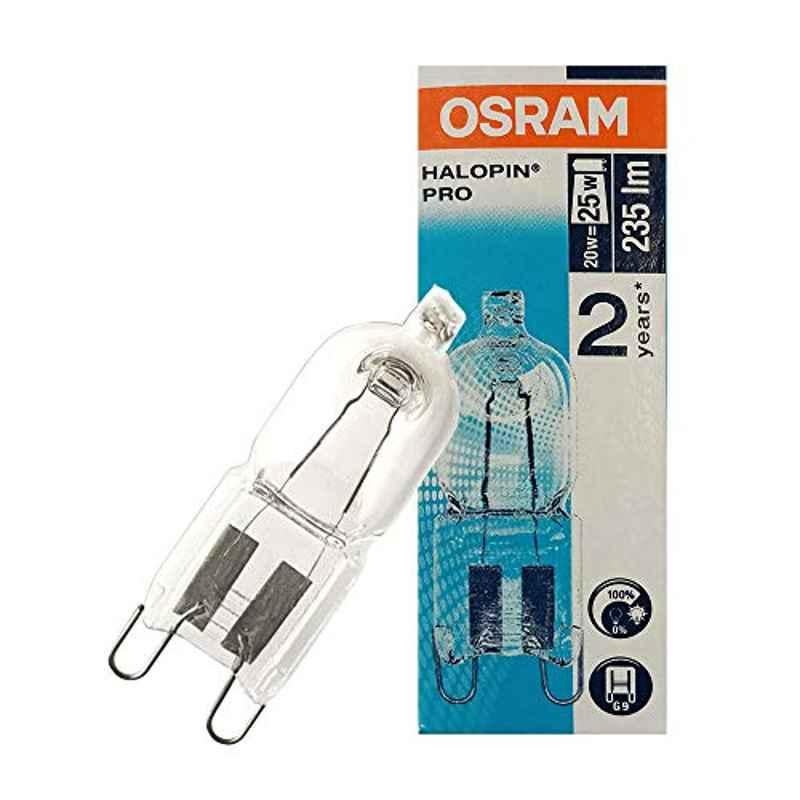 Osram Halopin Pro 20W 235lm 2700K G9 Warm White Halogen Lamp