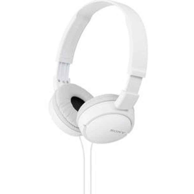Sony On Ear Headphone Without Micwhite Mdr Zx110Ap