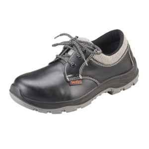 Udyogi TANGO-DD MF Microfiber Steel Toe Black Safety Shoes, Size: 9