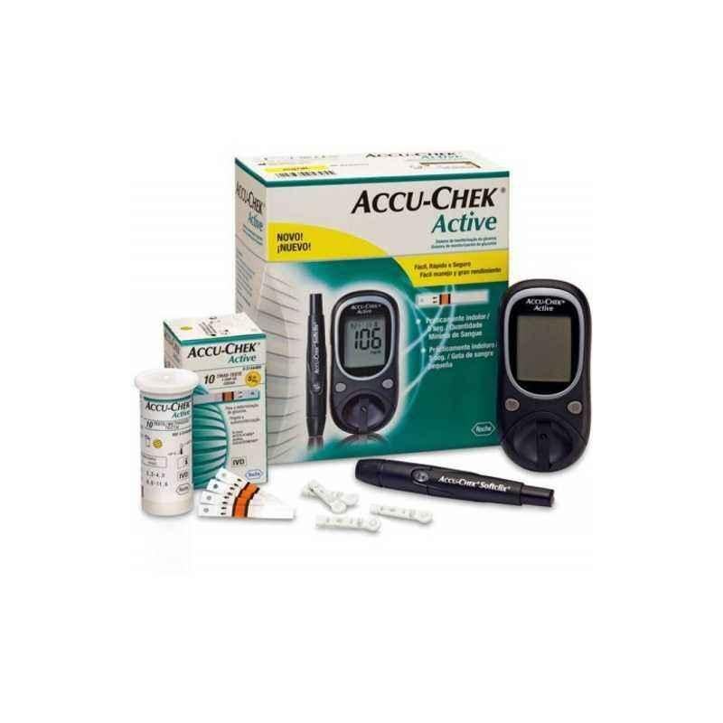 Accu-Chek Active Glucose Monitor With 10 Free Strips