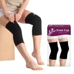 Flamingo Black Knee Cap for Knee Support & Pain Relief, Size: Medium