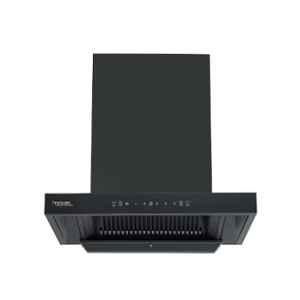 Hindware Atlanta 1350CMH Black Filterless Auto Clean Kitchen Chimney with Maxx Silence Technology, C100281, Size: 60 cm