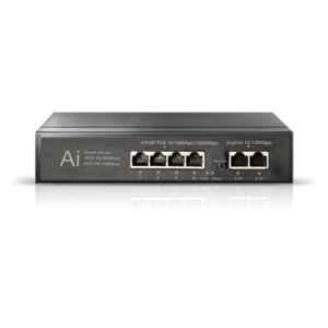Beware 4 Port 10/100/1000 Mbps 4 Gigabit Port PoE Network Switch for CCTV & IP Cameras