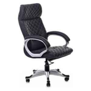 Evok Disc Leatherette Black Executive Office Chair, FFOFOCALMTBL11653M