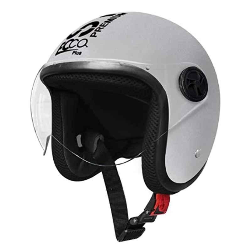 Buy Habsolite HB EPS02 ABS Medium Silver Open Face Helmet Ecco