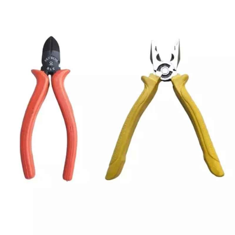 Sky Blue 2 Pcs 7.8 inch Lineman Plier Combo, SBE_PLIER_0522