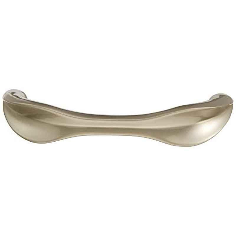 Aquieen 96mm Malleable Satin Wardrobe Cabinet Pull Handle, KL-705-96 (Pack of 2)