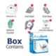 AccuSure JL Nebulizer Piston Compressor Nebulizer Machine with Mouth Piece, Child & Adult Mask