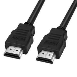 Mak World 0.5m PVC Black Male to Male HDMI Cable with 2K, 4K & 1080p Full HD Support