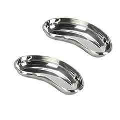 Forgesy 6 inch Stainless Steel Kidney Tray, SUNX41 (Pack of 2)