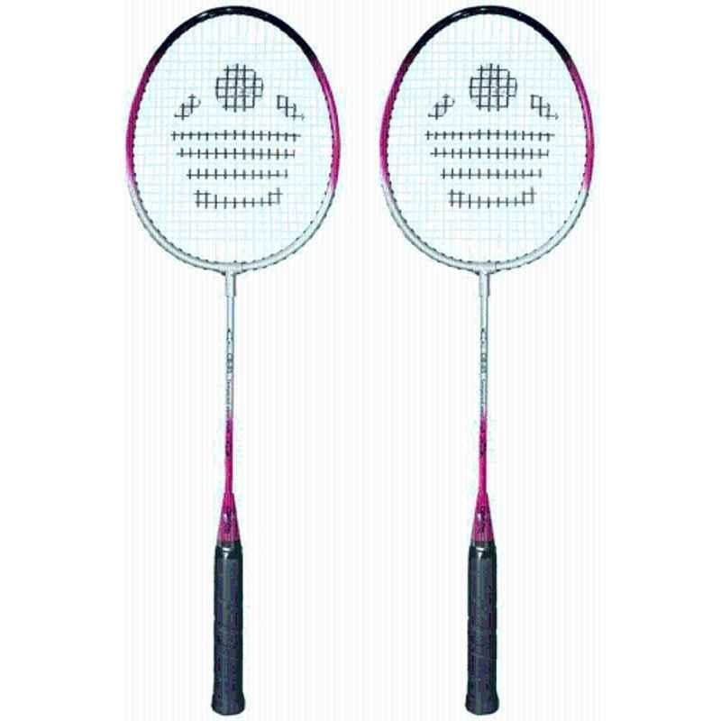 Cosco 181g CB-85 Purple & Silver Strung Badminton Racquet (Pack of 2)