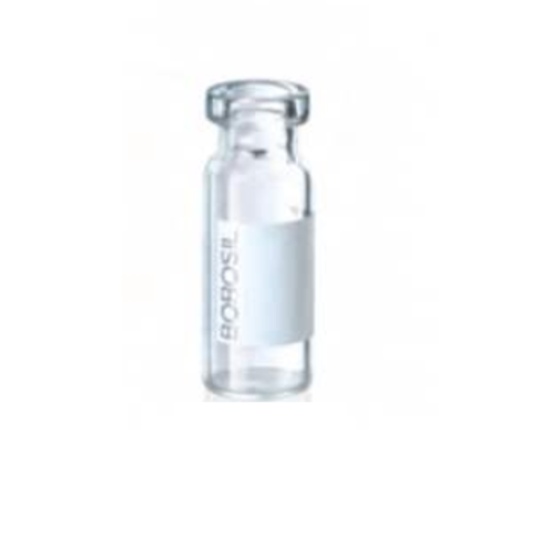 Borosil 100 Pcs 2ml Amber USP Type I Flat Bottom Crimp Neck Vial, VO02A11100C000 (Pack of 10)