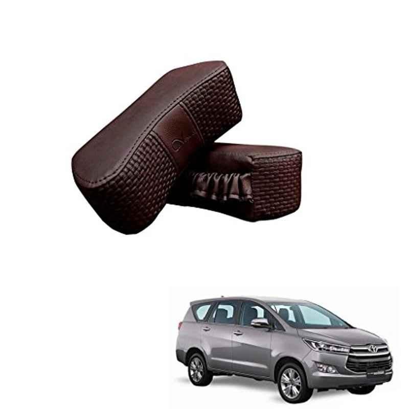 Kozdiko 2 Pcs Memory Foam Cola Neck Rest Cushion Pillow Set for Toyota Innova Crysta