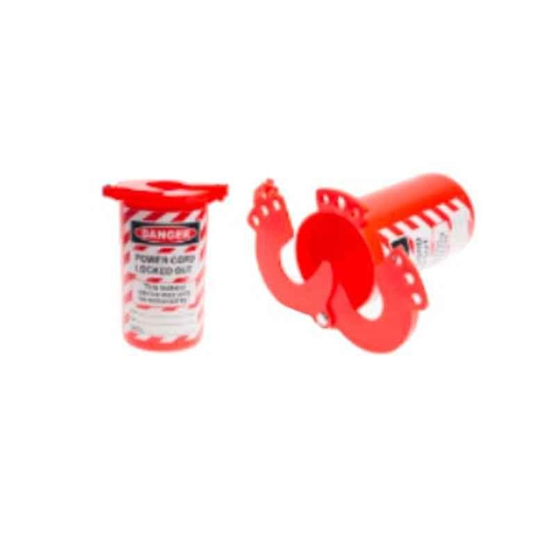 Loto 126x160x103mm Red Plug Electrical Lockout, PLG-RPL-R