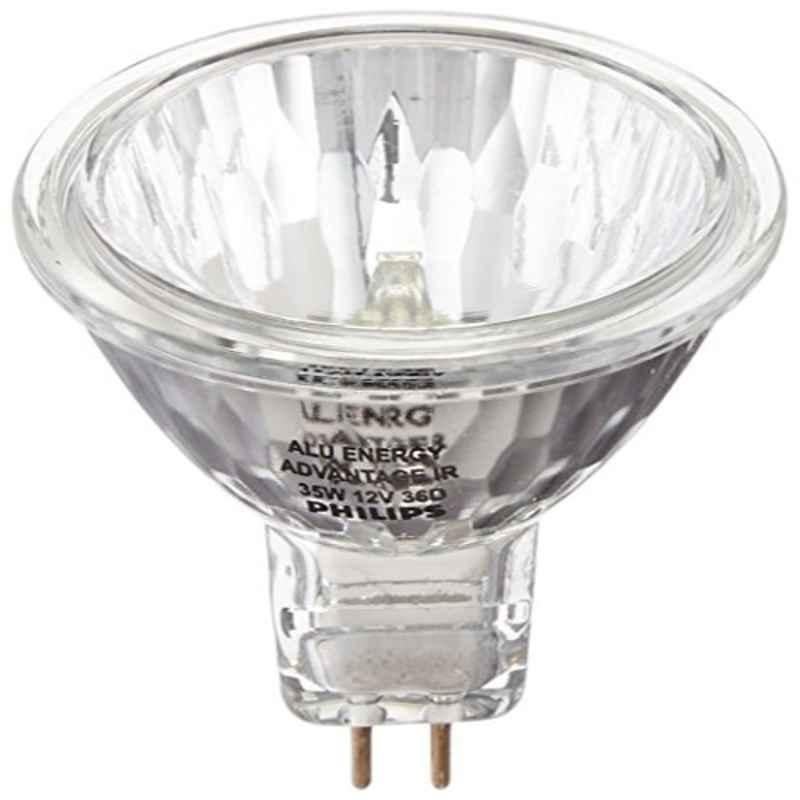 Philips 35W White MR16 Halogen Ceiling Lamp, 20268-9