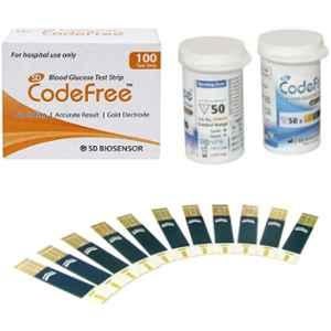 Sd Codefree Codefree 100 Pcs Glucometer Strips Box