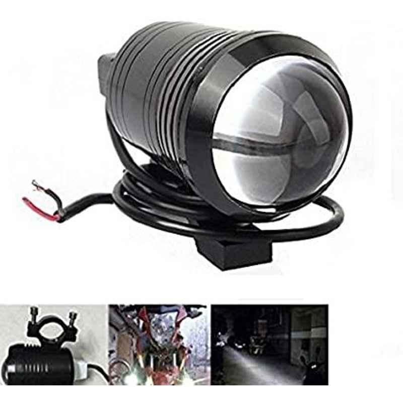 Meenu Arts U1 LED Motorycle Fog Light Bike Projector Auxillary Spot Beam Light (Black, 1 Pc) for Hero CD Dawn