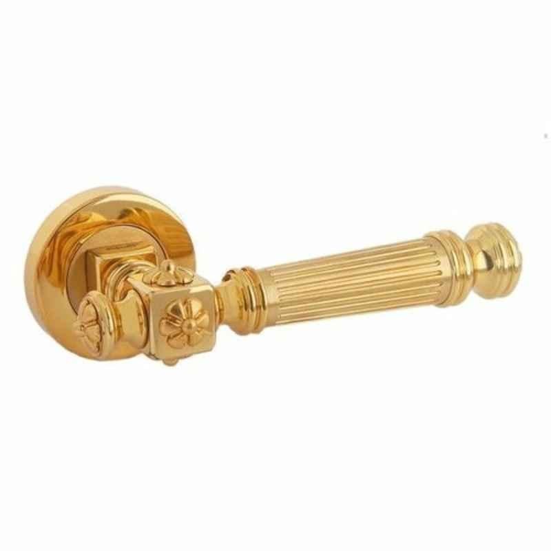 Doganlar Yonca 45x85mm Gold Plated Brass Door Handle