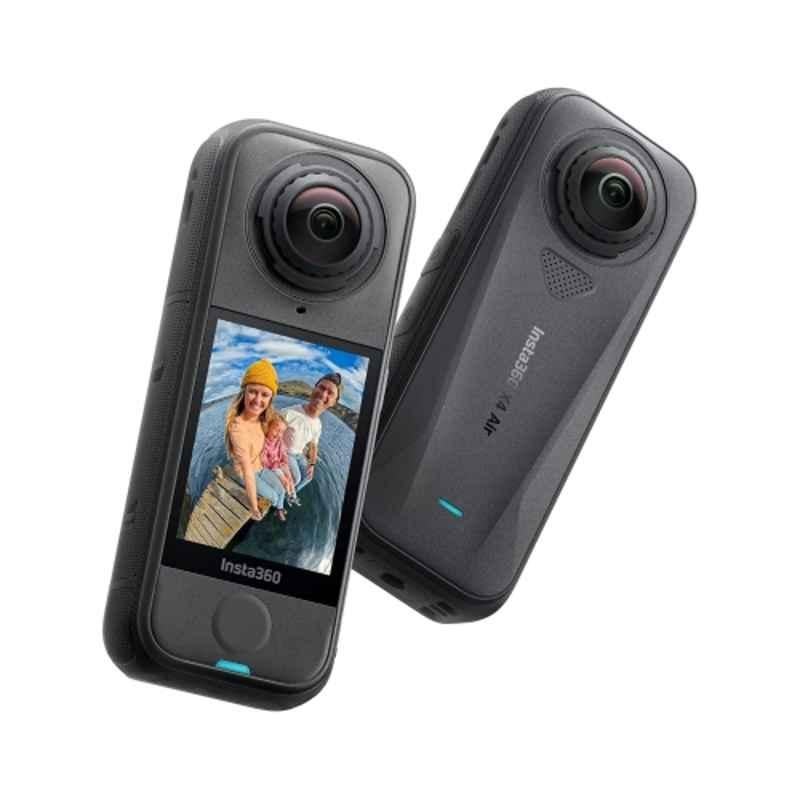Insta360 X4 Air 168g Black 8K Vlogging Action Camera with Invisible Selfie Stick Effect, Replaceable Lenses