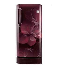 LG 190 Litre 4 Star Single Door Scarlet Dazzle Refrigerator, GL-D201ASDX