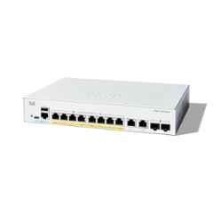 Cisco Catalyst 1300 8 Ports 10/100/1000 + 2x 1GE Copper/SFP Managed Network Switch, C1300-8FP-2G