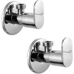 Prestige OPAL Steel Chrome Finish Silver Angle Cock (Pack of 2)