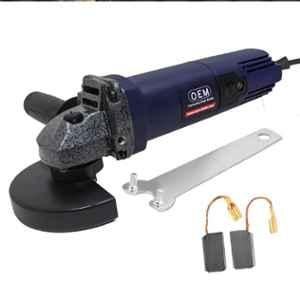 OEM 850W 11000rpm 4 inch Copper Angle Grinder with 1 Metal Cutting Blades, AG80