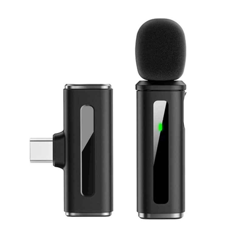 Digitek 65dB 2.4GHz USB Wireless Microphone with Type-C, Noise Reduction & LED Light Indicator, DWM-010