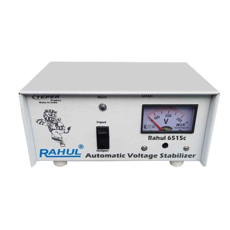 Rahul H-40110 C Digital 4kVA 16A 100-280V 5 Step Automatic Copper Digital Voltage Stabilizer Best Suitable for 1.5 Ton Air Conditioner