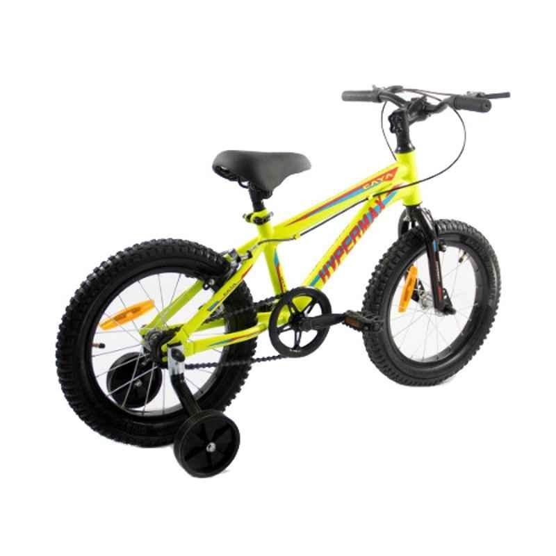 Caya Hypermax 16 Matt Yellow Carbon Steel Kids Cycle Tyre Size 16 inch