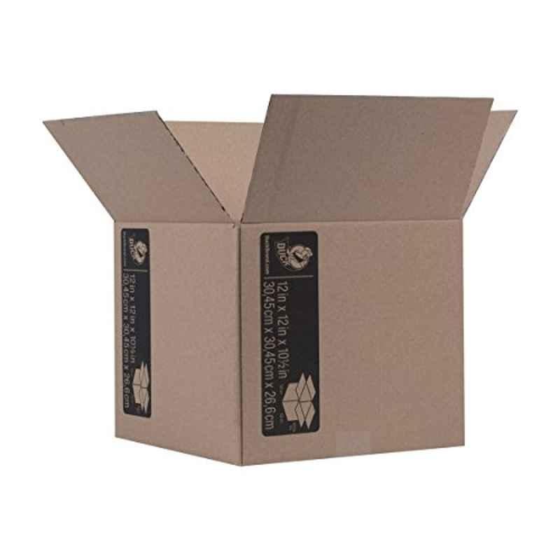 Duck 12x12x10.5 inch Corrugated Shipping Boxes, 281503 (Pack of 6)