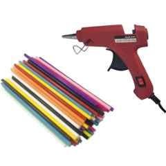 Gunstick 20W Maroon Glue Gun with 25 Pcs Fluorescent Glue Sticks