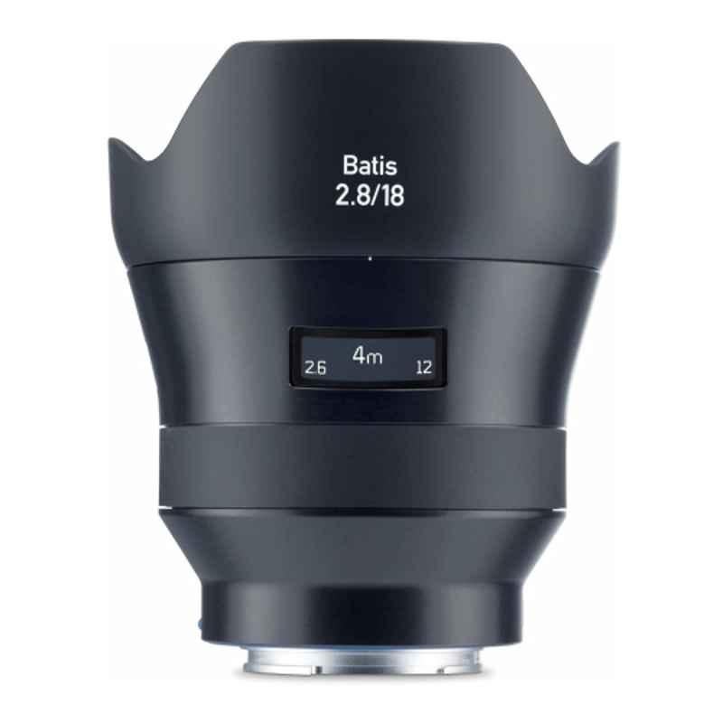 Zeiss Batis 18mm F2.8 Black Super Wide-Angle Camera Lens for Sony E-Mount Mirrorless Cameras