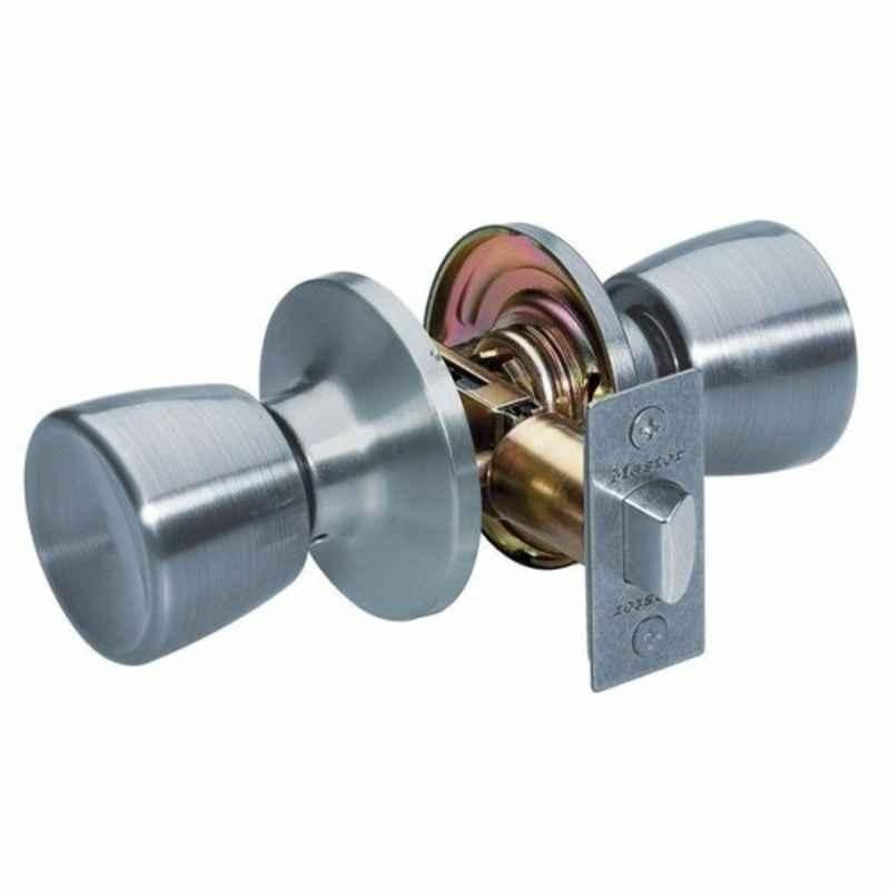 Master Lock 60-70mm Nickel Hall-Closet Door Knob, MLTUO0415
