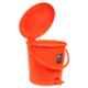KKR 8L Plastic Red Round Pedal Bin