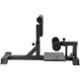 IBS 100kg Iron & Foam Black Multi-Function Sissy Squat Machine