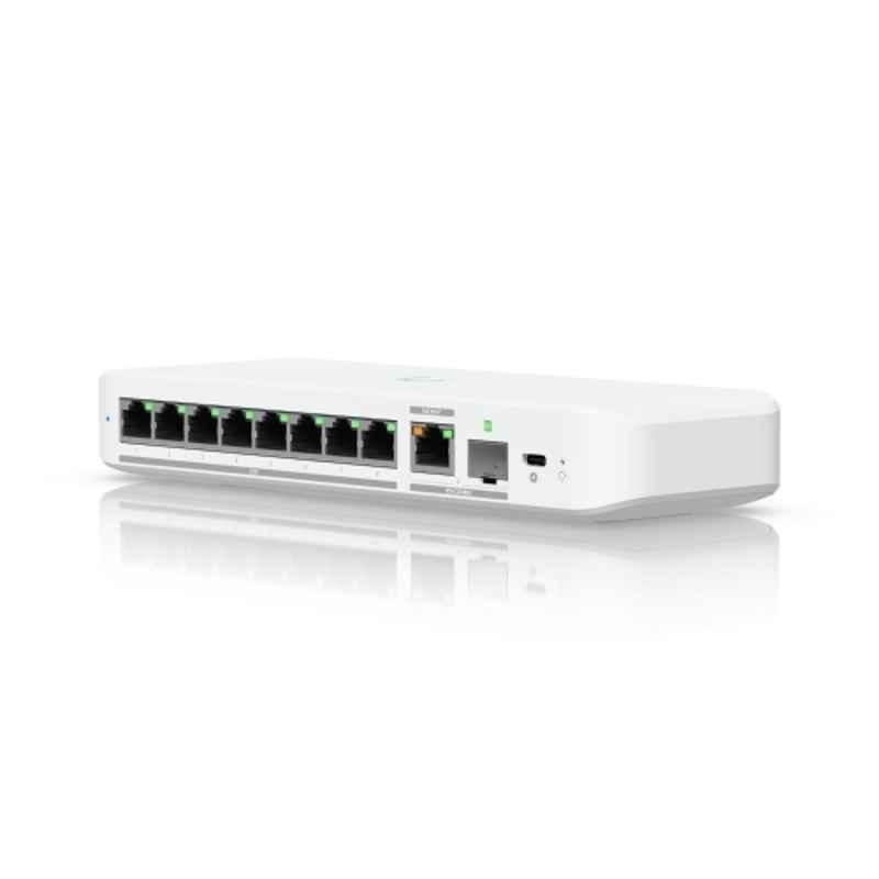 Ubiquiti 10 Ports 2.5 Gbps PoE Manageable Network Switch, USW-FLEX-2.5G