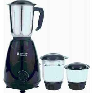 Singer Cheffy Mix 500 ABS 500W Black Mixer Grinder with 3 Stainless Steel Jars